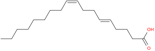 5,9 octadecadienoic acid, (5e,9z) 